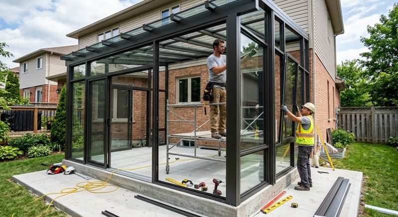Enclosed Patio Installation in Arvada, CO
