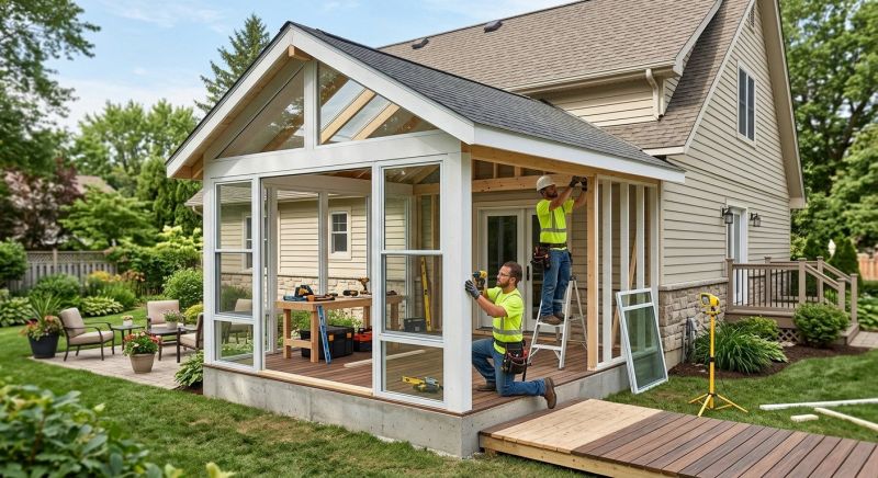 Enclosed Porch Installation in Arvada, CO