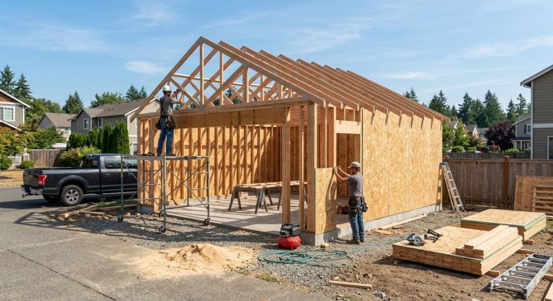 Garage Construction in South Houston, TX