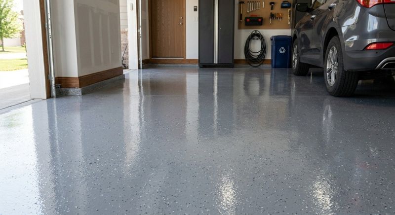Garage Floor Epoxy Installation in Columbia, SC