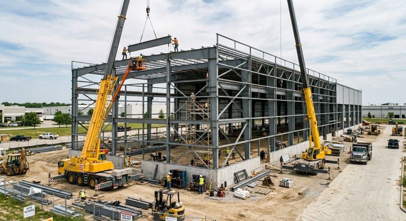 Industrial Garage Construction in Pearland, TX