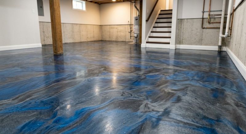 Basement Floor Epoxy Service in Columbia, SC