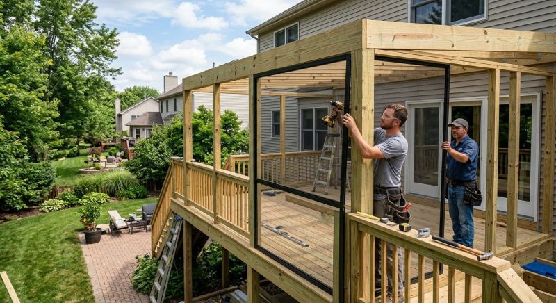 Deck Enclosure Construction in Arvada, CO