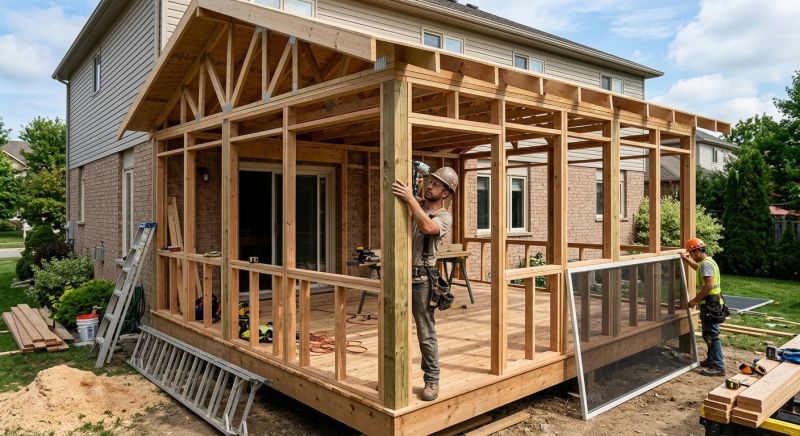 Deck Enclosure Installation in Arvada, CO