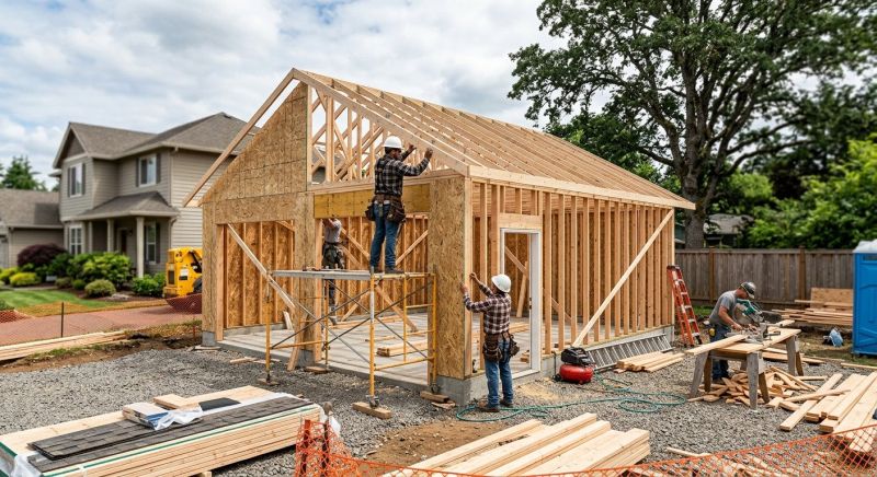 Detached Garage Construction in Houston, TX