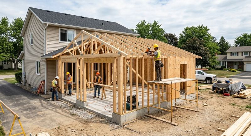 Detached Garage Construction in Summerville, SC