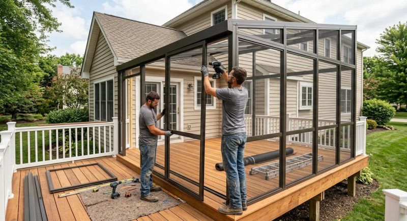 Enclosed Deck Installation in Arvada, CO
