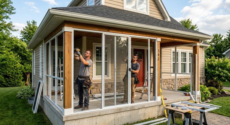 Enclosed Porch Construction in Arvada, CO