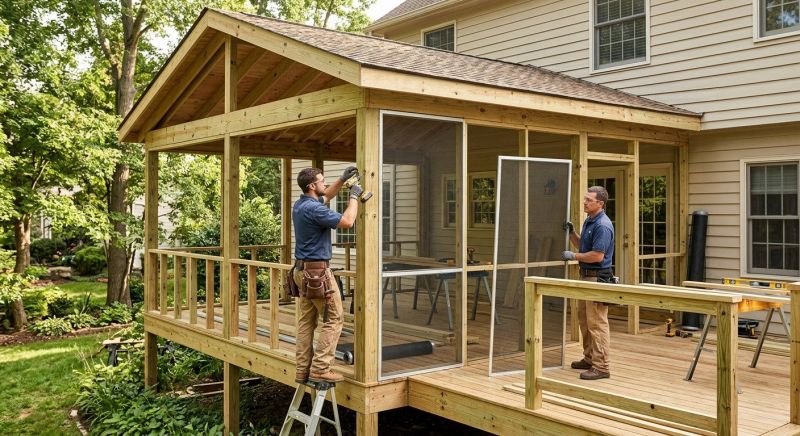 Enclosed Porch Installation in Arvada, CO