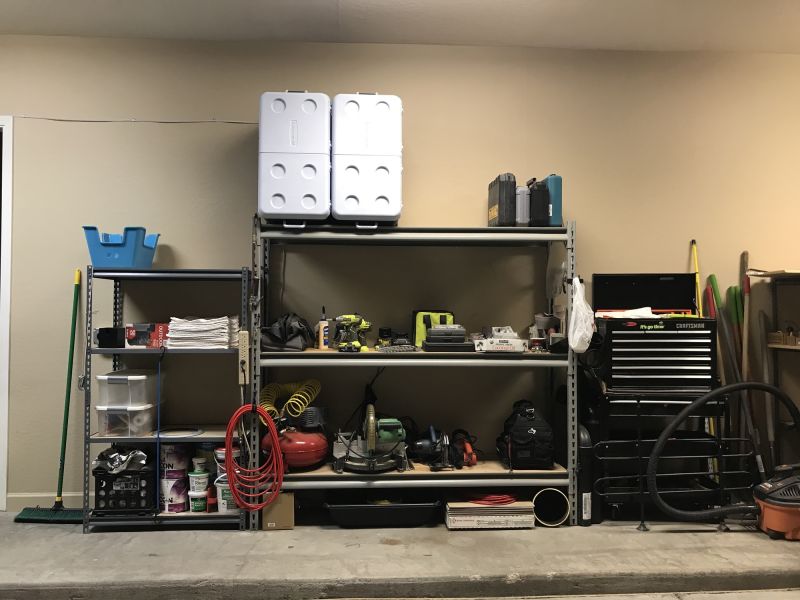 Garage Featuring Storage Solutions