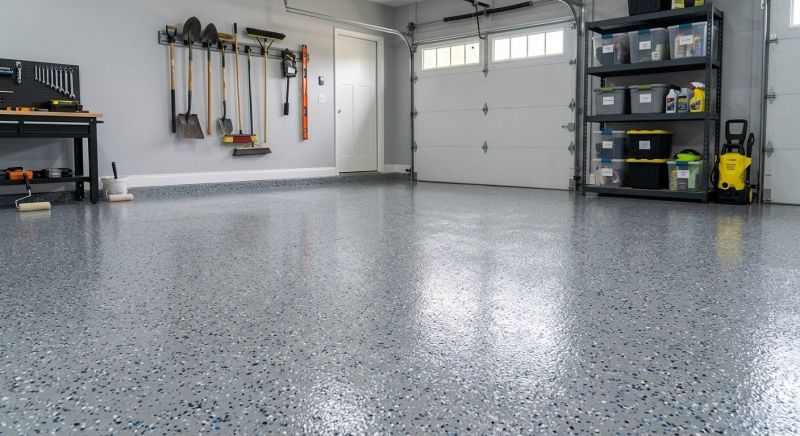 Garage Concrete Coating in Raleigh, NC