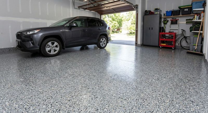 Garage Floor Epoxy Installation in Greenville, SC