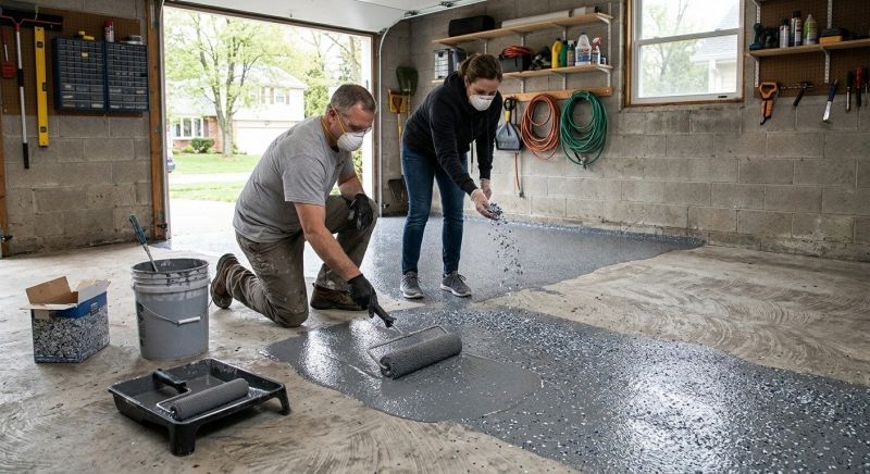 Garage Floor Resurfacing in Greensboro, NC