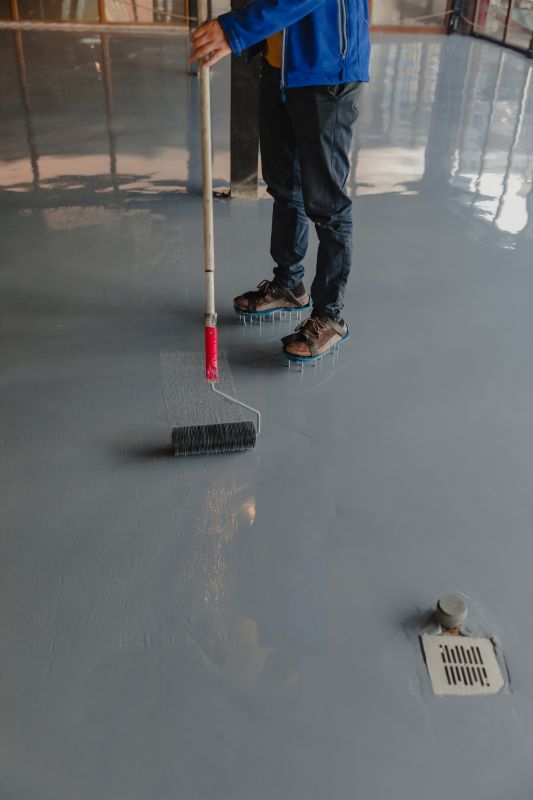 Garage Floor Staining in Raleigh, NC