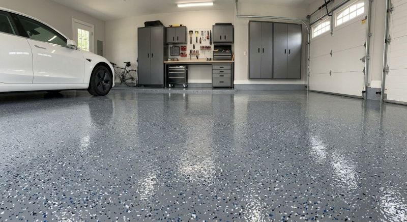 Garage Floor Staining in Greensboro, NC