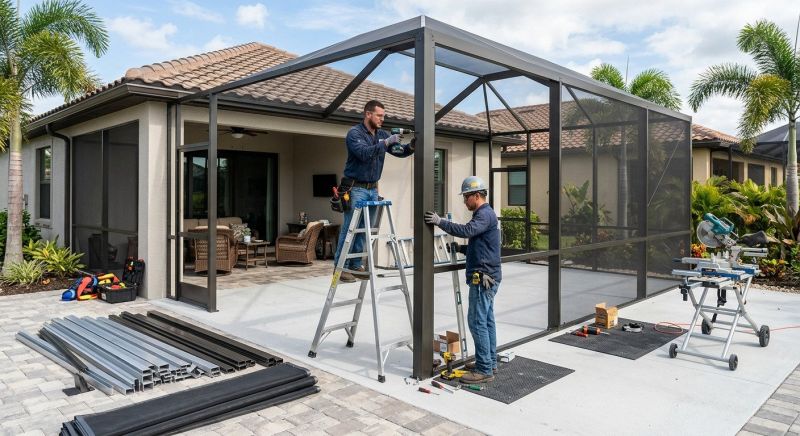 Lanai Enclosure Installation in Arvada, CO