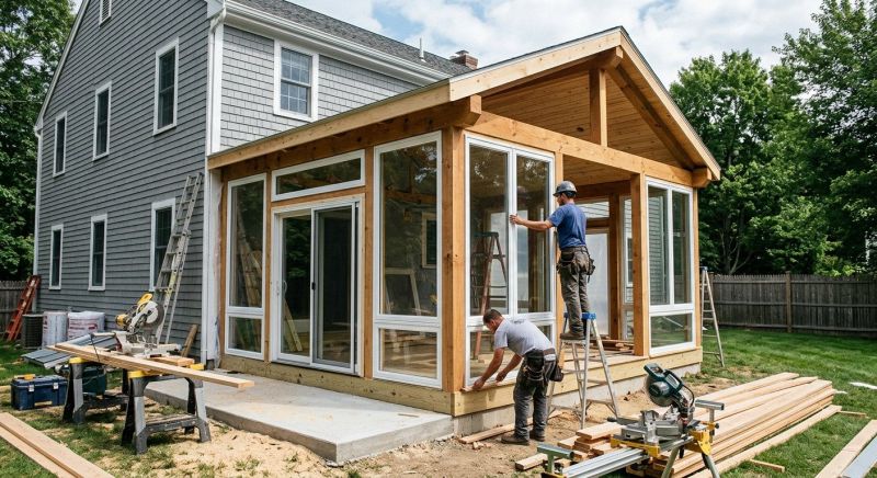 Porch Enclosure Installation in Arvada, CO