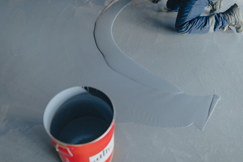 Speckled Garage Floor Painting in Winston Salem, NC