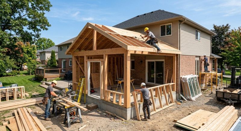 Sunroom Addition Construction in Arvada, CO