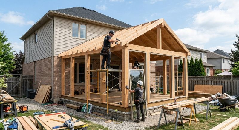 Sunroom Addition Construction in Arvada, CO