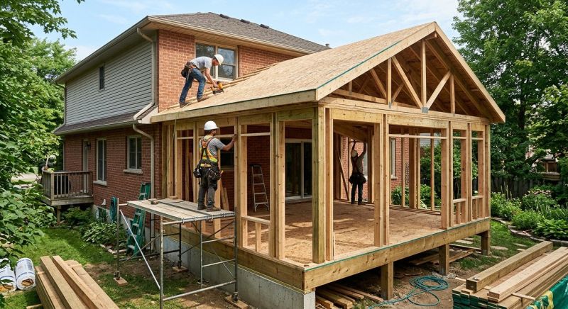Sunroom Addition Construction in Arvada, CO