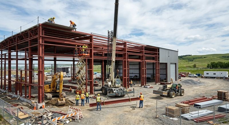 Warehouse Garage Construction in South Houston, TX