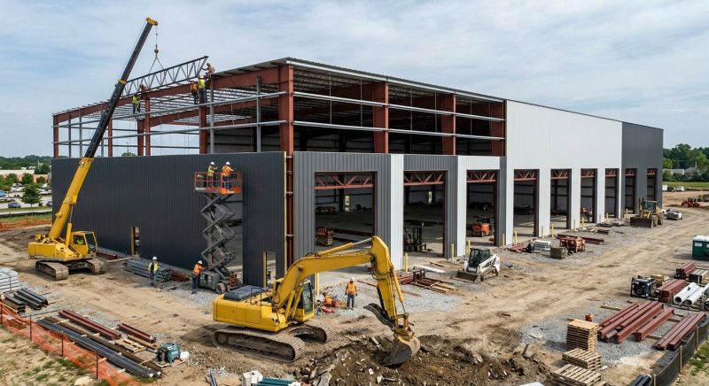 Warehouse Garage Construction in South Houston, TX